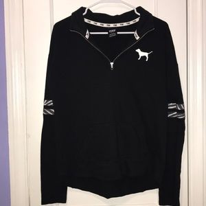 SOLD Half Zipped Pink Sweater !